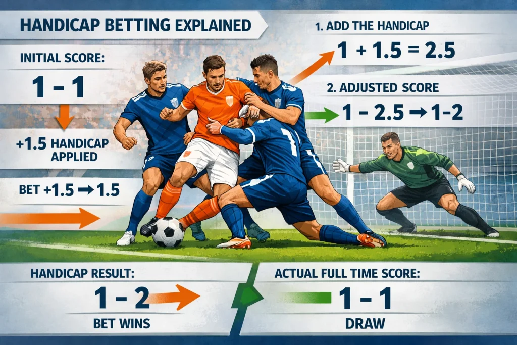 Cómo funciona el hándicap en apuestas deportivas paso a paso